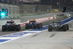 Foto zur News: Lewis Hamilton (Mercedes), Carlos Sainz (Toro Rosso) und Marcus Ericsson (Sauber)