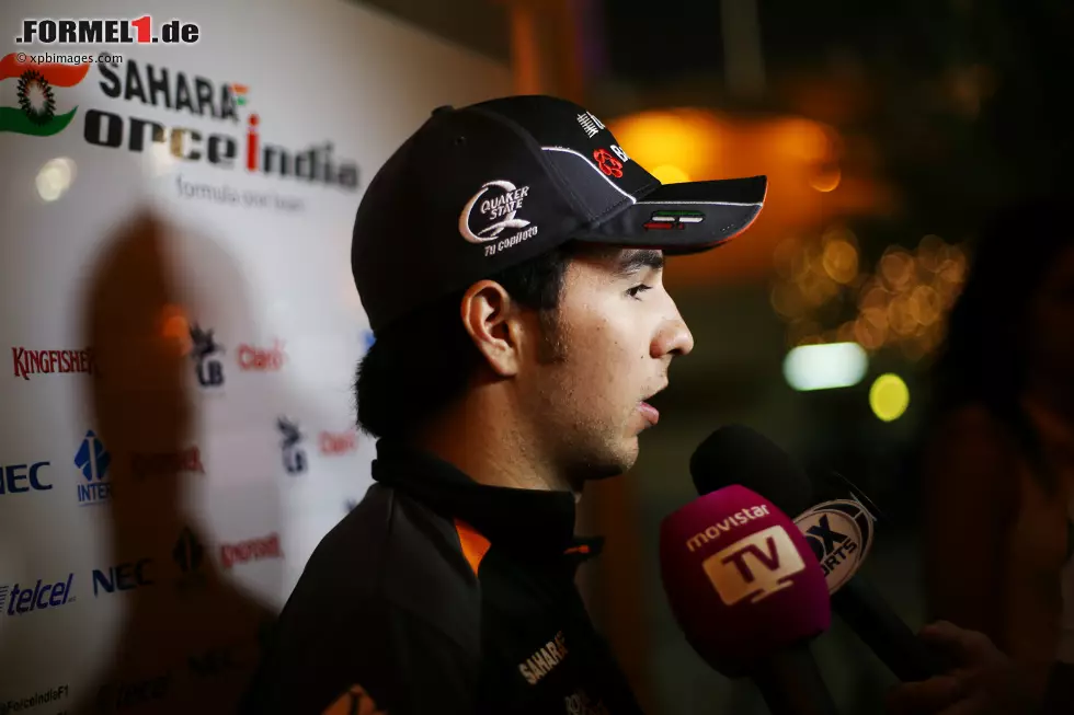 Foto zur News: Sergio Perez (Force India)