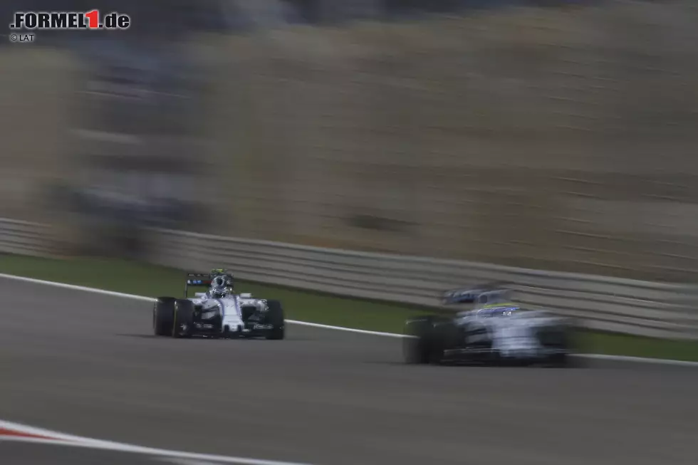 Foto zur News: Felipe Massa (Williams) und Valtteri Bottas (Williams)