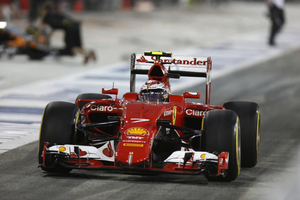 Foto zur News: Kimi Räikkönen hat in seinem Ferrari ein frisches Aggregat verbaut
