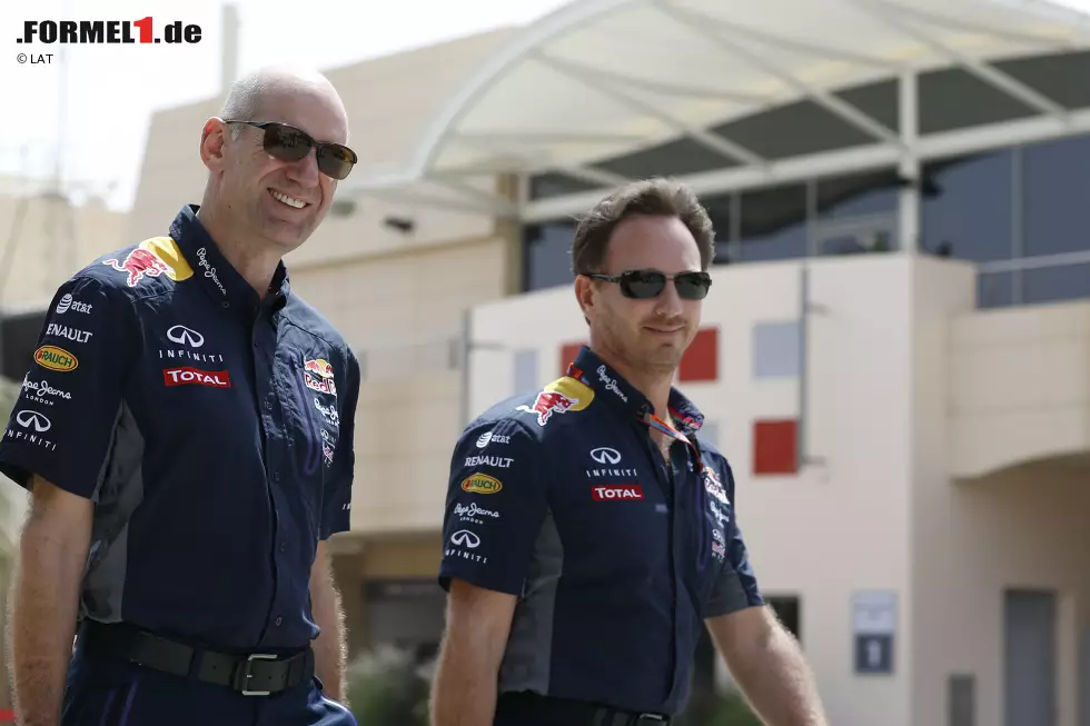 Foto zur News: Adrian Newey und Christian Horner