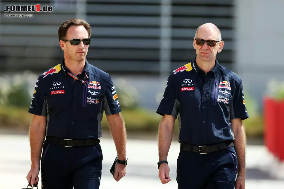 Foto zur News: Christian Horner und Adrian Newey