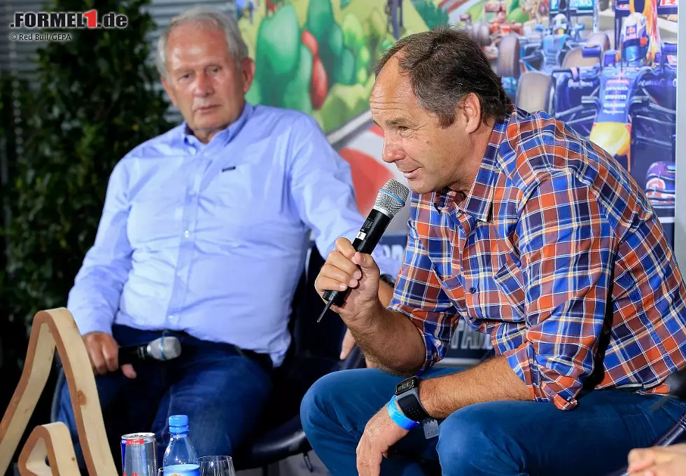 Foto zur News: Gerhard Berger und Helmut Marko