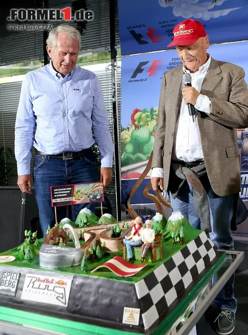 Foto zur News: Helmut Marko und Niki Lauda