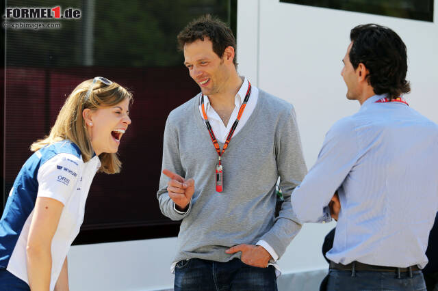Foto zur News: Männerdomäne Formel 1: Wolff scherzt mit Alex Wurz und Pedro de la Rosa