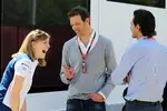 Foto zur News: Susie Wolff, Alexander Wurz und Pedro de la Rosa