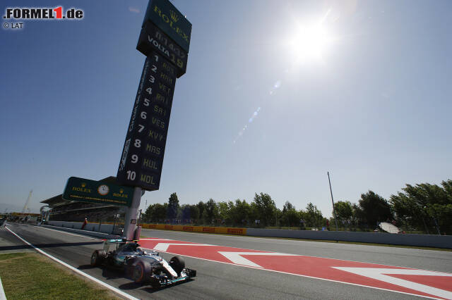 Foto zur News: Nico Rosberg war am Nachmittag mit 0,764 Sekunden Abstand Dritter, am Morgen fuhr er jedoch knapp zur Tagesbestzeit