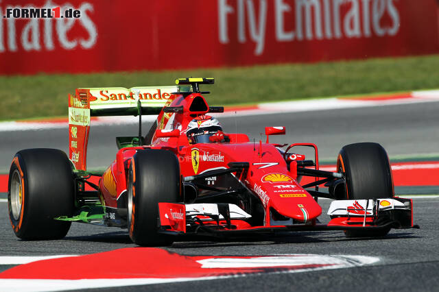Foto zur News: Kimi Räikkönen belegte mit 0,928 Sekunden Abstand den vierten Rang - und beklagte sich über die vielen Testkilometer
