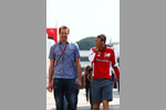 Gallerie: Alexander Wurz (Toyota) und Sebastian Vettel (Ferrari)