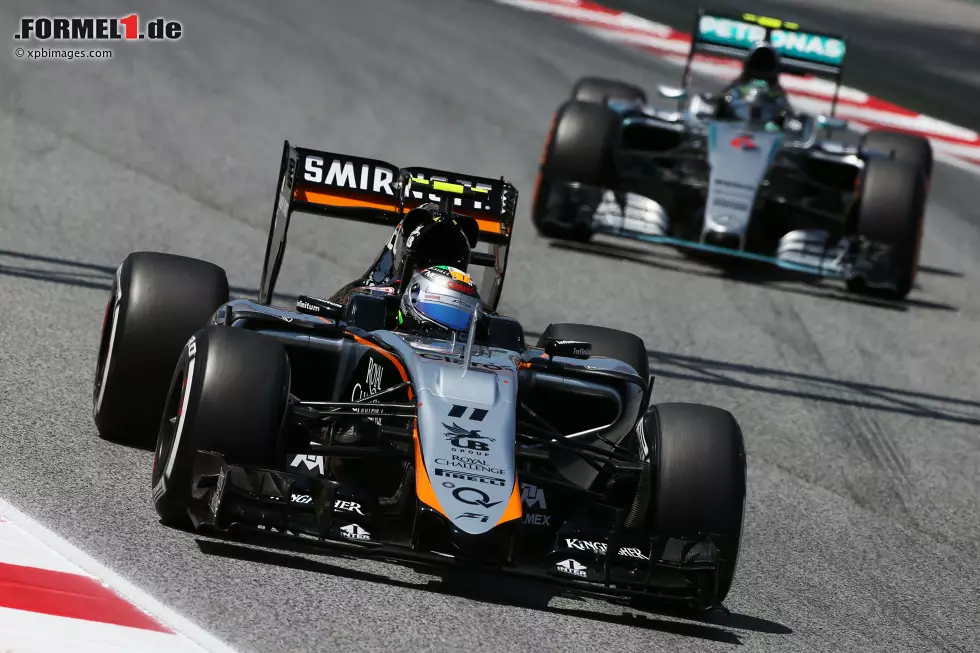 Foto zur News: Sergio Perez (Force India)