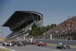 Gallerie: Nico Rosberg (Mercedes), Sebastian Vettel (Ferrari), Lewis Hamilton (Mercedes), Valtteri Bottas (Williams), Carlos Sainz (Toro Rosso) und Kimi Räikkönen (Ferrari)