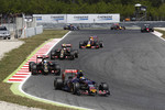 Foto zur News: Carlos Sainz (Toro Rosso), Romain Grosjean (Lotus), Pastor Maldonado (Lotus) und Daniel Ricciardo (Red Bull)