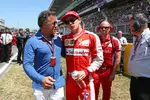 Foto zur News: Jean Alesi und Kimi Räikkönen (Ferrari)