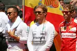 Gallerie: Lewis Hamilton (Mercedes), Nico Rosberg (Mercedes) und Sebastian Vettel (Ferrari)