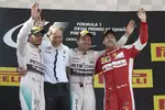 Gallerie: Lewis Hamilton (Mercedes), Nico Rosberg (Mercedes) und Sebastian Vettel (Ferrari)