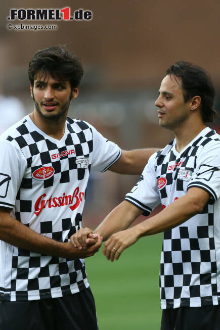 Foto zur News: Carlos Sainz (Toro Rosso) und Felipe Massa (Williams)