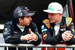 Foto zur News: Sergio Perez (Force India) und Nico Hülkenberg (Force India)