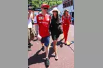 Foto zur News: Kimi Räikkönen (Ferrari) und seine Freundin Minttu Virtanen