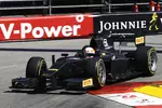 Foto zur News: Martin Brundle testet einen GP2-Prototypen mit 18-Zoll-Rädern von Pirelli