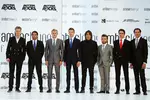 Gallerie: Die Models: Nico Hülkenberg (Force India), Felipe Nasr (Sauber), Marcus Ericsson (Sauber), Daniil Kwjat (Red Bull), Roberto Merhi (Manor-Marussia), Will Stevens (Manor-Marussia), Esteban Gutierrez und Adrian Sutil