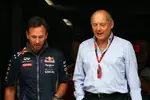 Foto zur News: Christian Horner und Ron Dennis