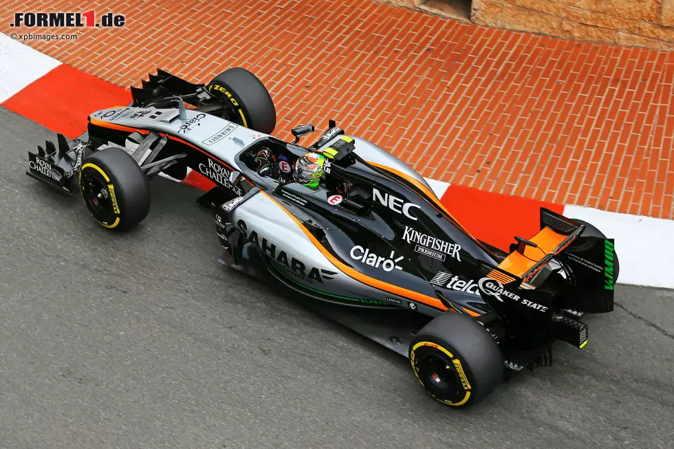 Foto zur News: Sergio Perez (Force India)