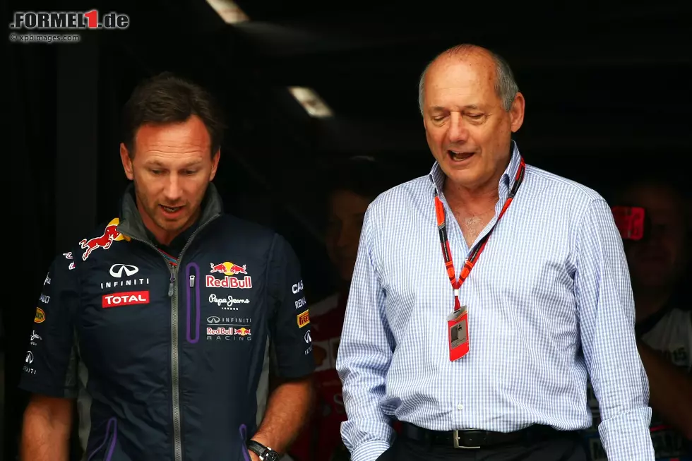 Foto zur News: Christian Horner und Ron Dennis