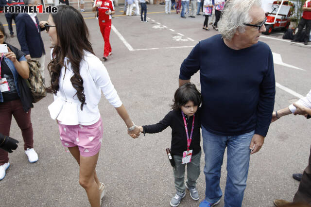 Foto zur News: Flavio Briatore kümmert sich selbst lieber und Kind und Familie