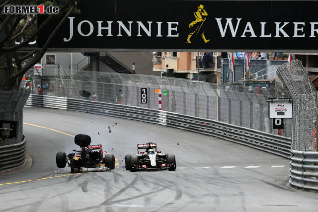 Foto zur News: Max Verstappen und Romain Grosjean