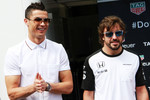 Foto zur News: Cristiano Ronaldo und Fernando Alonso (McLaren)
