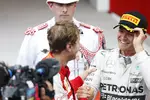 Gallerie: Sebastian Vettel (Ferrari) und Nico Rosberg (Mercedes)