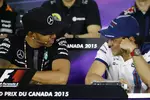 Foto zur News: Lewis Hamilton (Mercedes) und Felipe Massa (Williams)