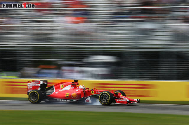 Foto zur News: Der zweite Rang ging an Sebastian Vettel, er alles gibt, aber auch an diesem Wochenende gegen "Silber" kaum eine Chance haben dürfte. Und das...