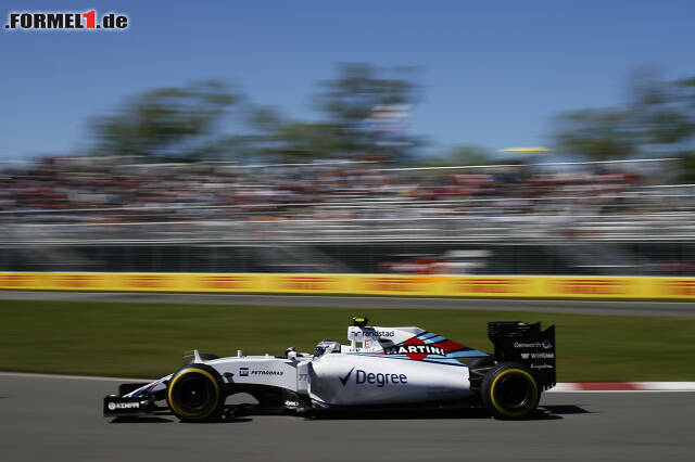 Foto zur News: Valtteri Bottas gelang im Williams eine starke Qualifikation. Der Williams hat einen starken Top-Speed, und somit kam der Finne mit 0,709 Sekunden Rückstand auf Rang vier