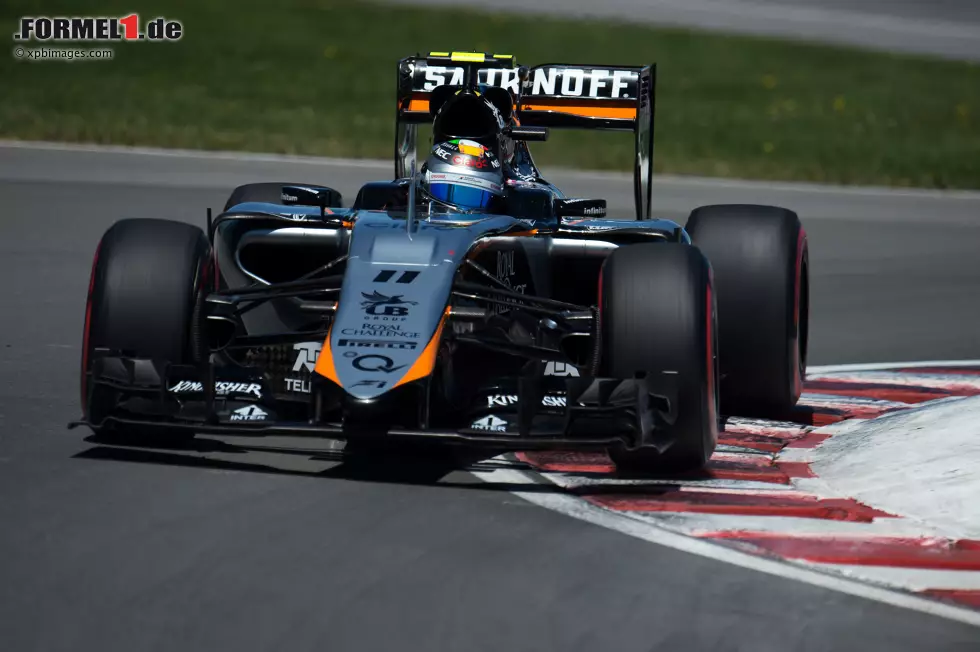 Foto zur News: Sergio Perez (Force India)