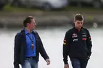 Foto zur News: Jos Verstappen und Max Verstappen (Toro Rosso)