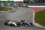 Foto zur News: Felipe Massa (Williams) und Marcus Ericsson (Sauber)
