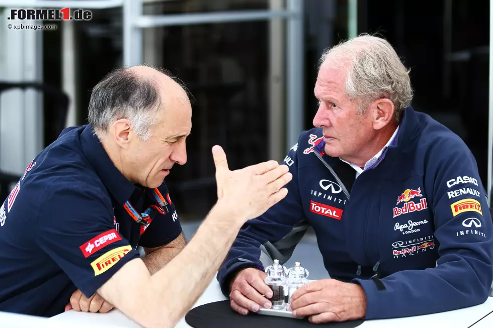 Foto zur News: Franz Tost und Helmut Marko