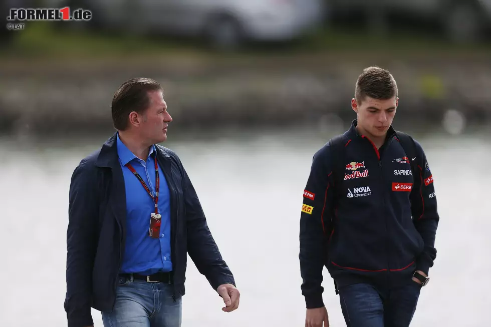 Foto zur News: Jos Verstappen und Max Verstappen (Toro Rosso)