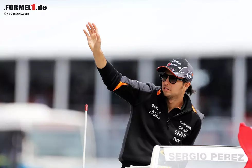 Foto zur News: Sergio Perez (Force India)