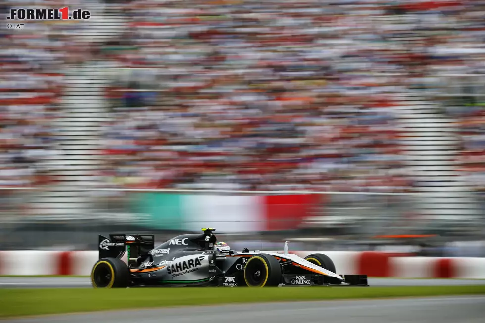 Foto zur News: Sergio Perez (Force India)