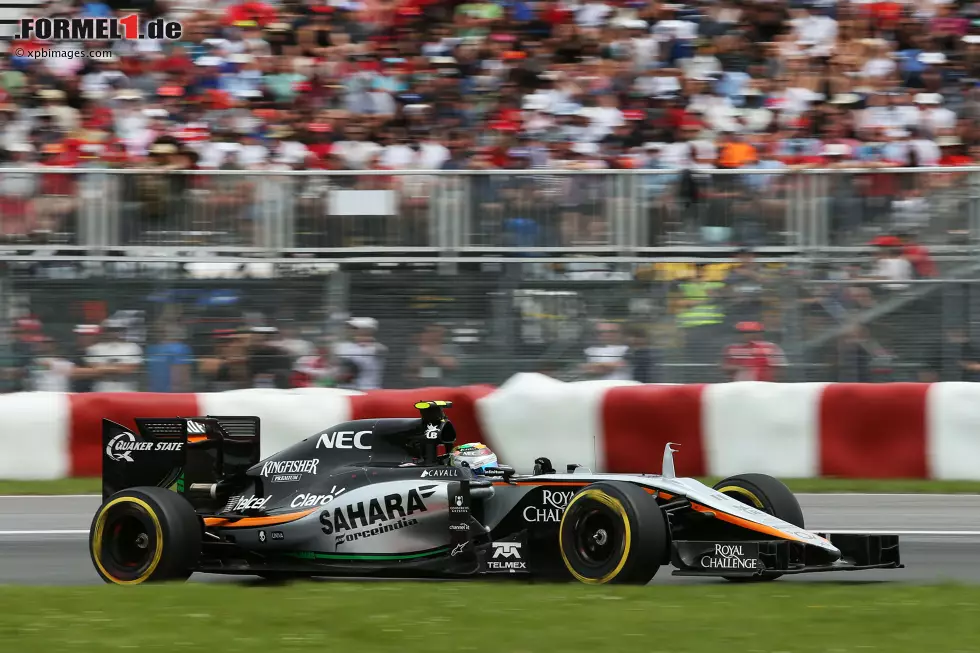 Foto zur News: Sergio Perez (Force India)