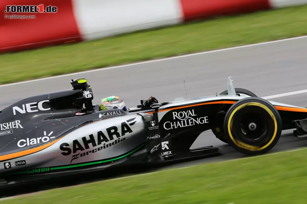 Foto zur News: Sergio Perez (Force India)