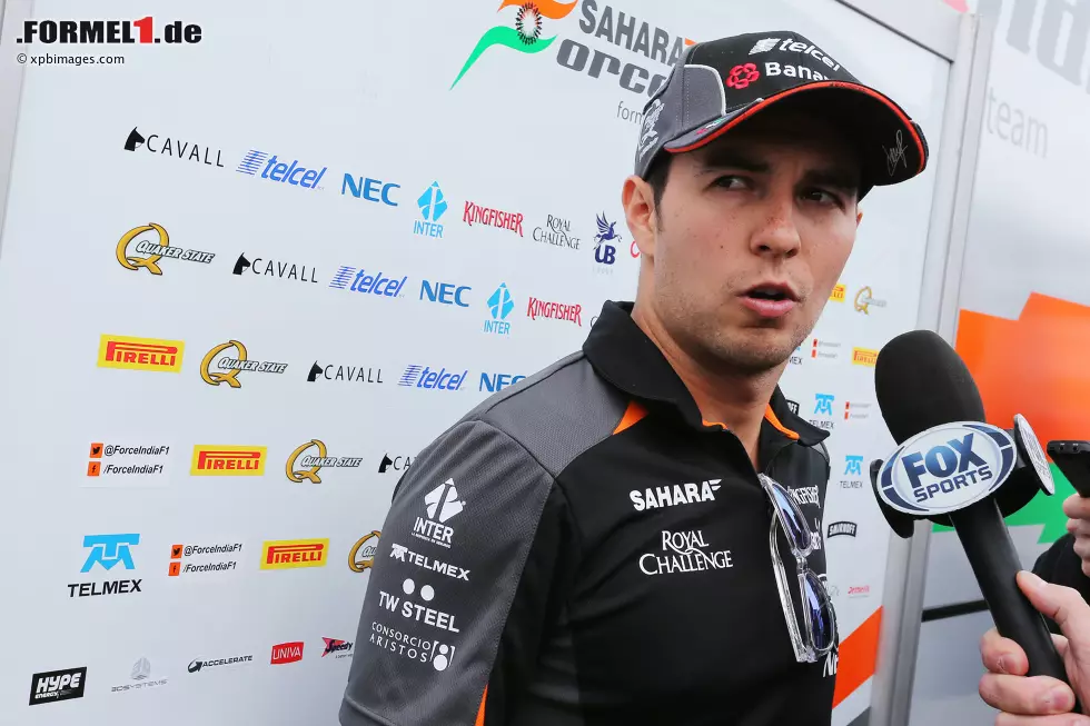 Foto zur News: Sergio Perez (Force India)