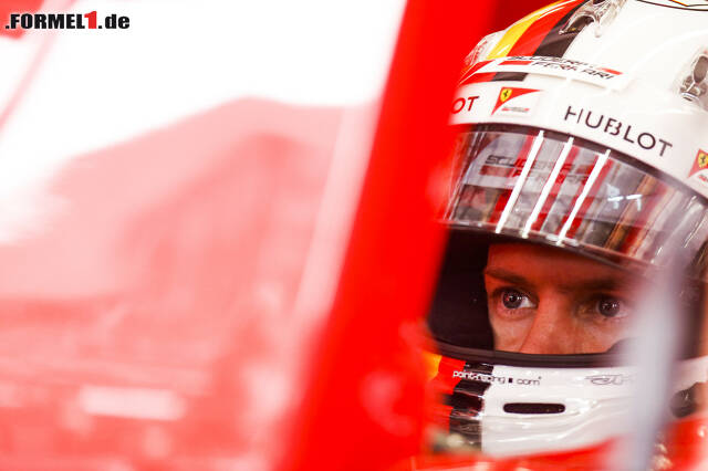 Foto zur News: Sebastian Vettel hatte zwar keine Probleme, war aber erneut zu langsam. Er musste sich somit mit 0,355 Sekunden Rückstand und Rang drei begnügen