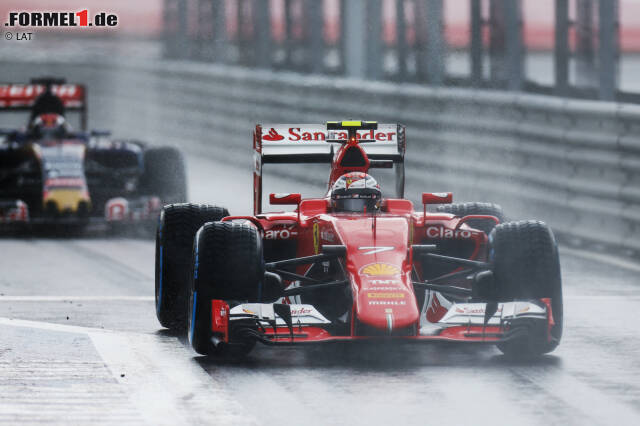 Foto zur News: Sebastian Vettel (Ferrari) und Max Verstappen (Toro Rosso)