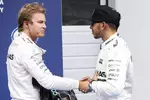 Foto zur News: Lewis Hamilton (Mercedes) und Nico Rosberg (Mercedes)