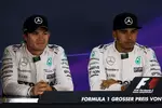 Foto zur News: Nico Rosberg (Mercedes) und Lewis Hamilton (Mercedes)