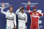 Gallerie: Lewis Hamilton (Mercedes), Nico Rosberg (Mercedes) und Sebastian Vettel (Ferrari)