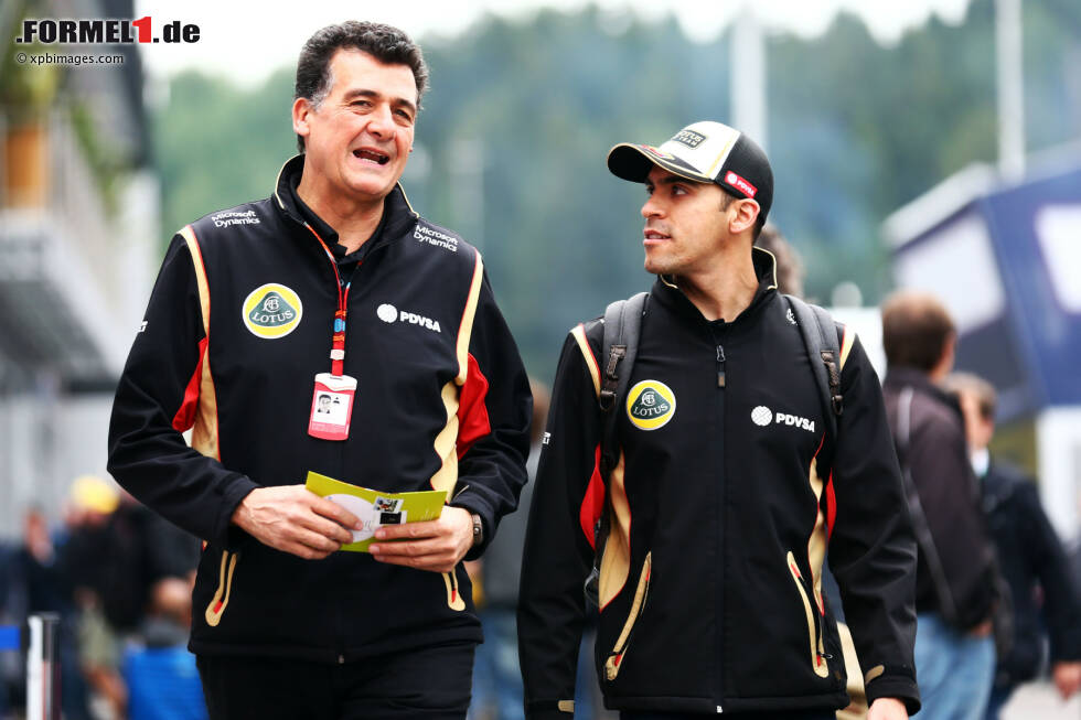 Foto zur News: Federico Gastaldi und Pastor Maldonado (Lotus)